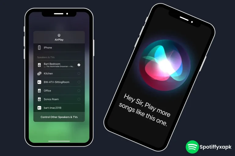 Siri & AirPlay 2 feature in Spotifyx MOD APK for iOS