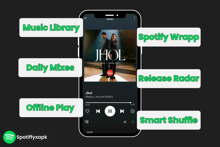 best features of spotify infographic
