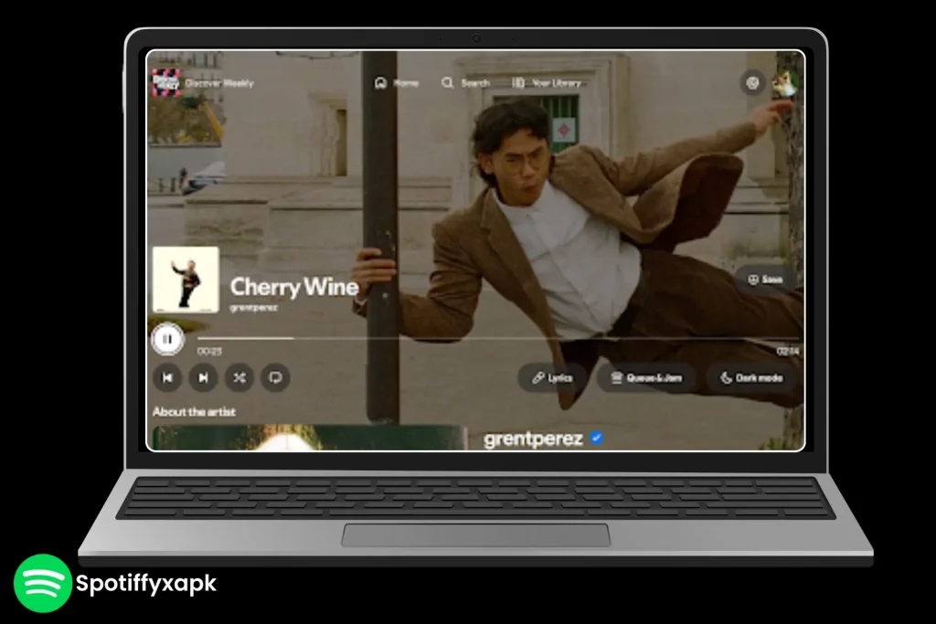 Spotify x screenshots