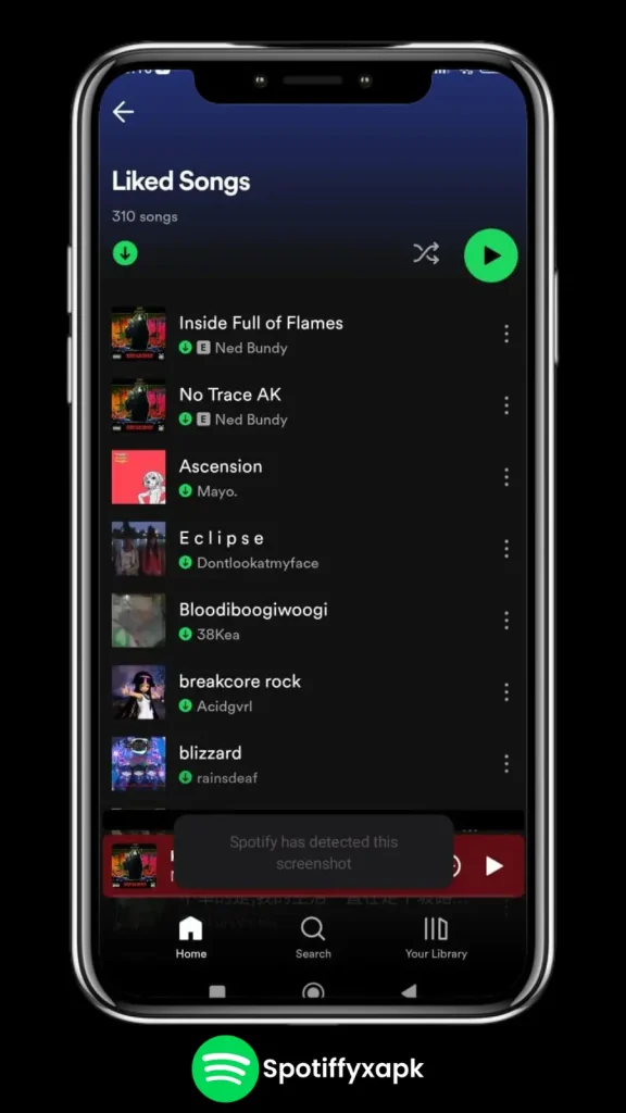 spotify x screenshots